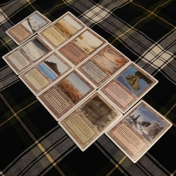 Vintage Magic The Gathering MTG Duall Lands Proxy 10 Card Set NEW SEALED - Picture 2 of 14